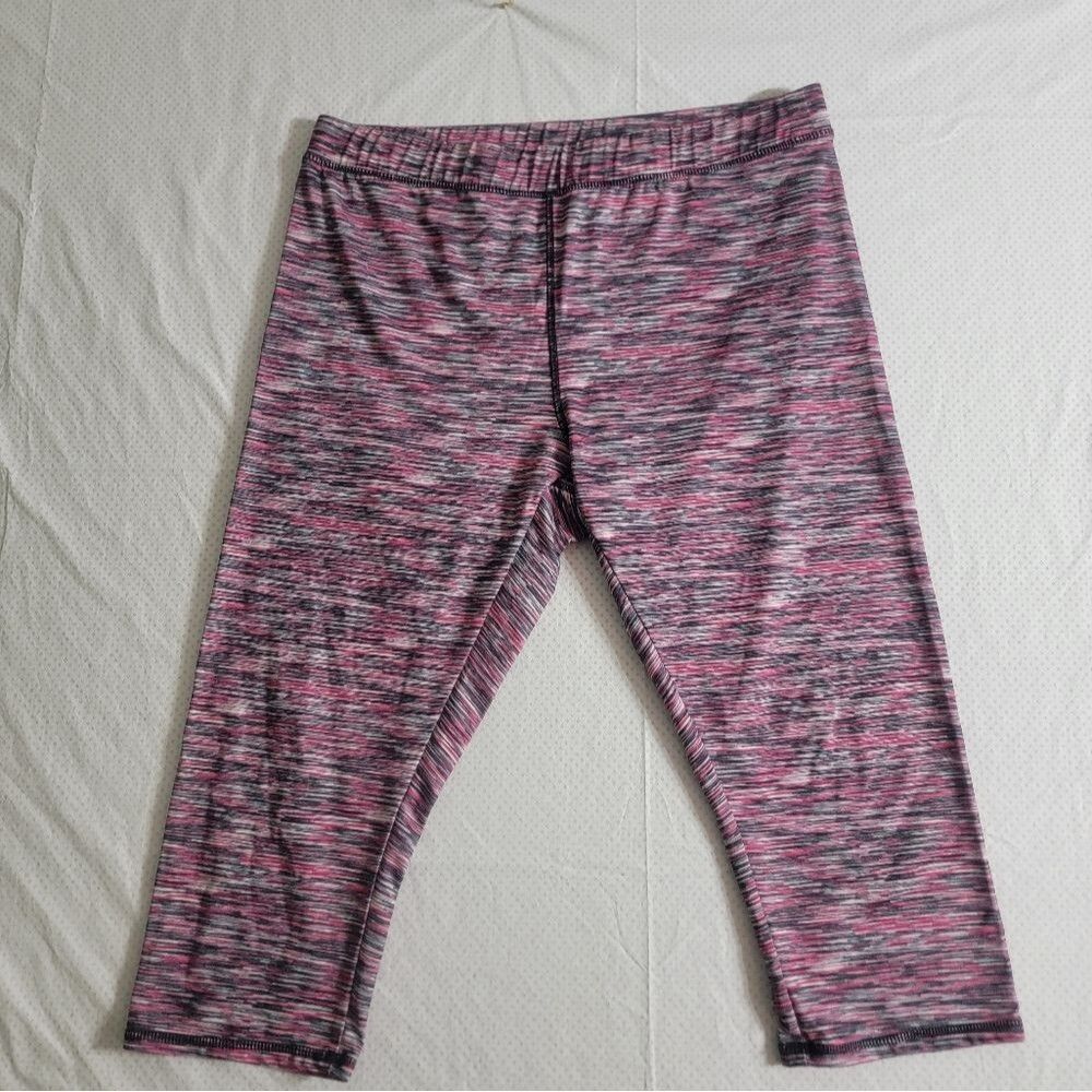 Everlast Pants Women's Size X Large Spandex Red Multi Color Stretch Athletic
